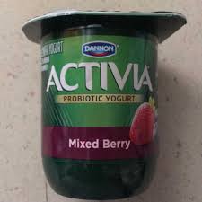 calories in activia mixed berry yogurt