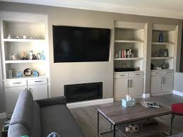 Wall Unit With Fireplace Built In Tv