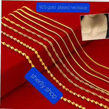 925 gold plated necklace