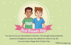 Get a small gift to cherish the friendship between best friends. Best Friends Day Messages Friends Quotes And Wishes