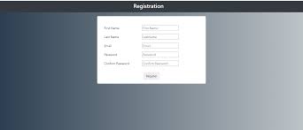 registration form using react js