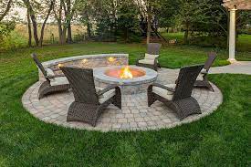 where to build a fire pit on the patio