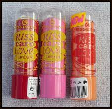 new essence kiss care love lipbalms review