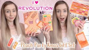 i heart revolution peach party makeup