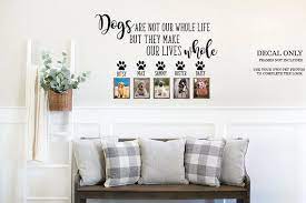 Custom Pet Name Wall Decal Sign Dogs