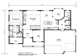 Ranch House Plan With 3 Bedrooms And 2