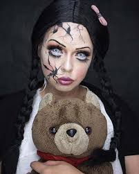 25 doll makeup ideas for halloween 2019