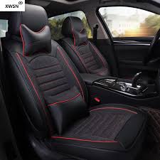 Leather Linen Car Seat Cover For Vw
