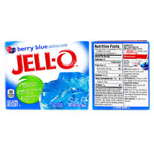 jell o berry blue gelatin mix 85g