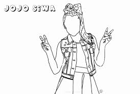 Two weeks later, on february 7th, siwa published a question and answer video on her youtube channel. Jojo Coloring Pages Free Novocom Top