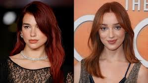 the best celebrity red hair color to