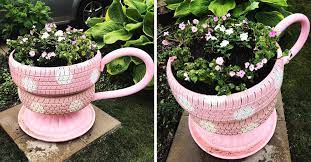 Tires To Make A Whimsical Teacup