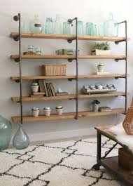 17 Best DIY Pipe Shelves for Budget friendly Organizing in 2021