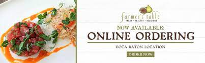 boca raton menu farmers table fresh