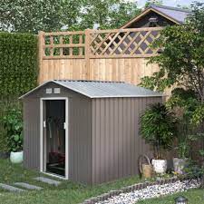 Steel Outdoor Utility Storage Tool Shed