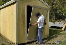 how to build a shed build shed door