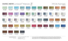 Daniel Smith Luminescent Color Chart Smith Chart Color