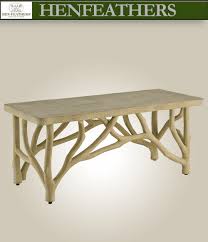 Brookside Branch Faux Bois Table Or