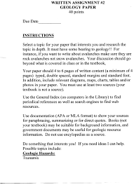 short geology research paper short paper description page 1