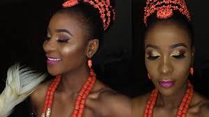 nigerian traditional bridal makeup and
