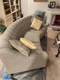 england curved sofa in