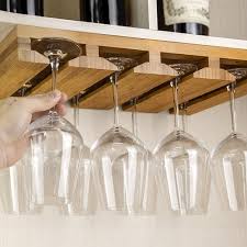 Handmade Wooden Wine Glass Rackunder