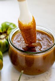 smoky bbq sauce with green tomatoes