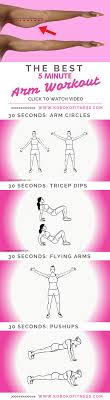 5 minute arm workout for perfect toned