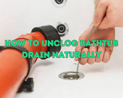 unclog bathtub drain naturally