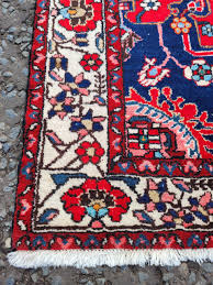 persian red blue ground rug fs32