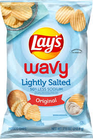 lay s wavy potato chips lightly salted