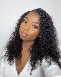 The color matches darker skin tones and complements black hair beautifully. 32 Best Shoulder Length Curly Hair Cuts Styles In 2021