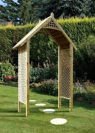 valencia wooden garden arch 189 99