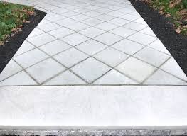 how to install pavers over old concrete