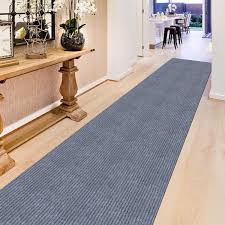 non slip rubberback solid runner rug