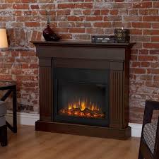 Chestnut Oak Led Electric Fireplace