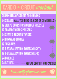 cardio circuit workout