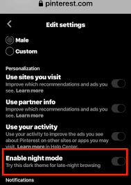 how to get dark mode on ios android