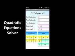 Quadratic Equation Solver Apps On