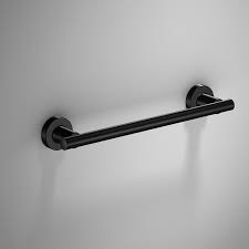 We have ones that are shelves, one with suction cups and even a towel rack or two. Bathroom Origins Tecno Project Black Towel Rail Sanctuary Bathrooms