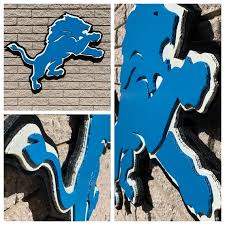Detroit Lions Fan Art Authentic Bold