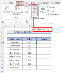 how to link files in excel 5 diffe