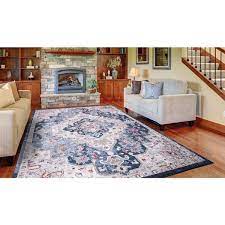 concord global trading vine 7254 montreal navy area rug