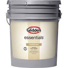 Glidden Essentials 5 Gal Swirling Smoke Ppg1007 2 Flat Exterior Paint