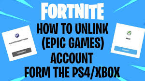 fortnite how to unlink epic games