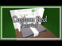 Bloxburg Custom Bed Tutorial