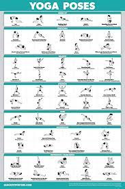 20 yoga poses for beginners. Quickfit Yoga Position Ubungsposter Yoga Asana Poses Chart Laminiert 45 7 X 68 6 Cm Amazon De Sport Freizeit