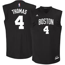 Mens Boston Celtics Isaiah Thomas Adidas Black Chase