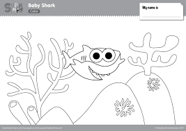 Get free printable coloring pages for kids. Baby Shark Coloring Pages Super Simple