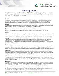 Non-Discrimination Notice Washington DC, District Endodontics